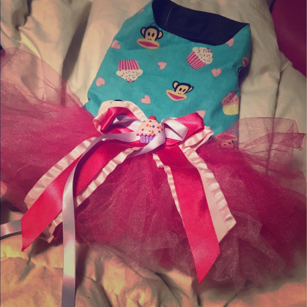 Dog custom made tutu dress